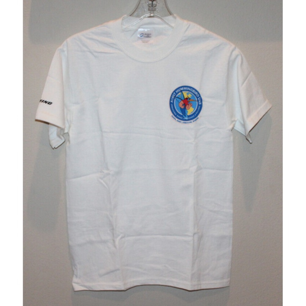 Boeing A160T Hummingbird UAS white graphic t-shirt Small DARPA ARMY USSOCOM